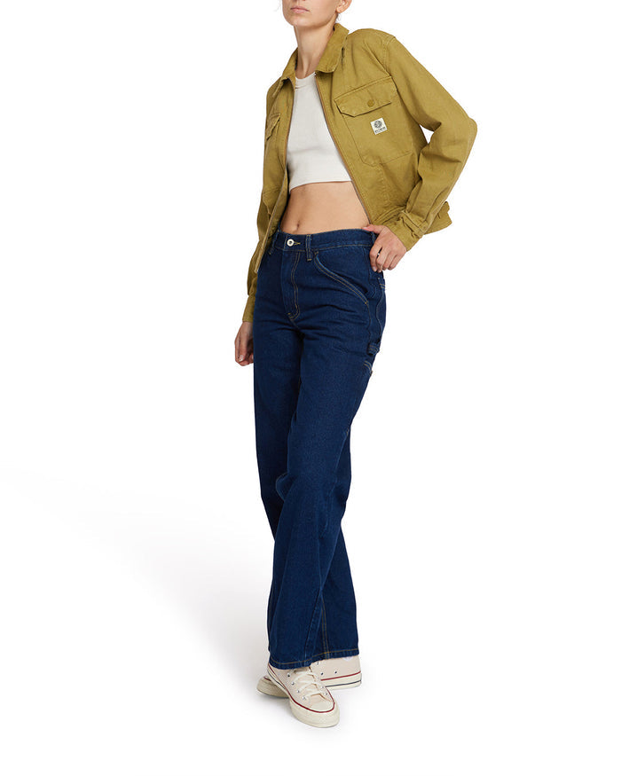 Paloma Jacket - Ecru Olive, view 2|Model