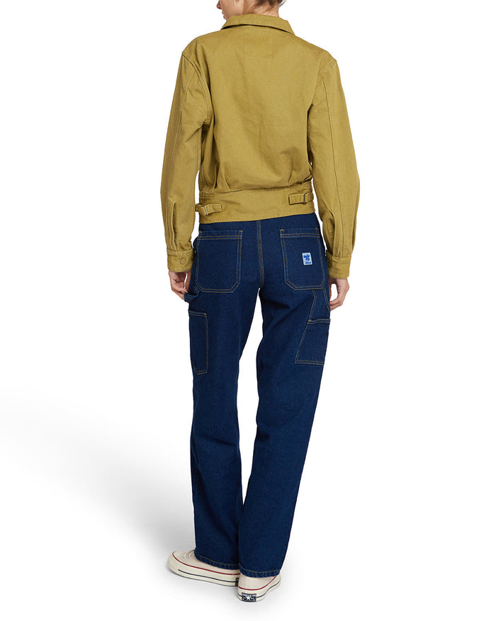 Paloma Jacket - Ecru Olive, view 3|Model