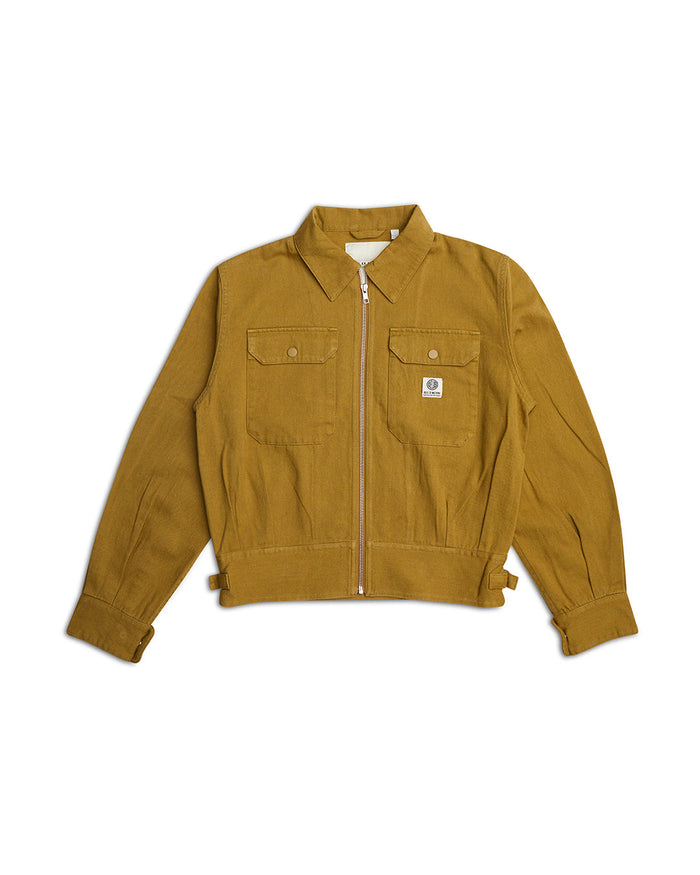 Paloma Jacket - Ecru Olive, view 5|Flatlay