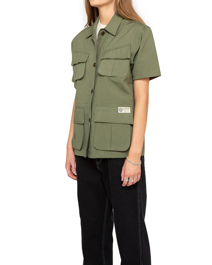 Panama Shirt (Relaxed Fit) - Clover, view 3|Model