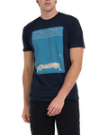 Parking Lot Tee - Navy, view 1|Model