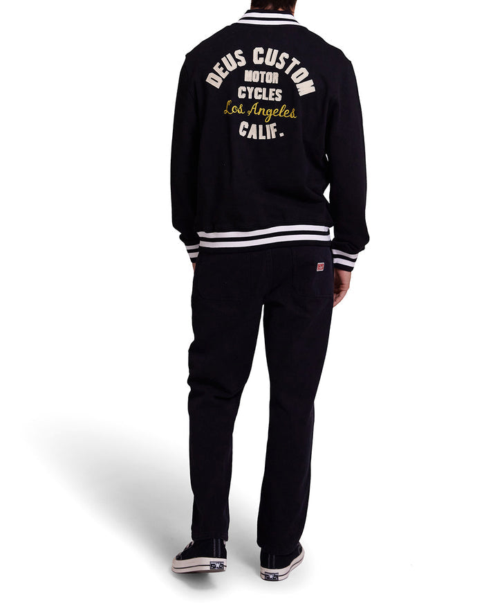 Patron Fleece Bomber - Black, view 2|Model