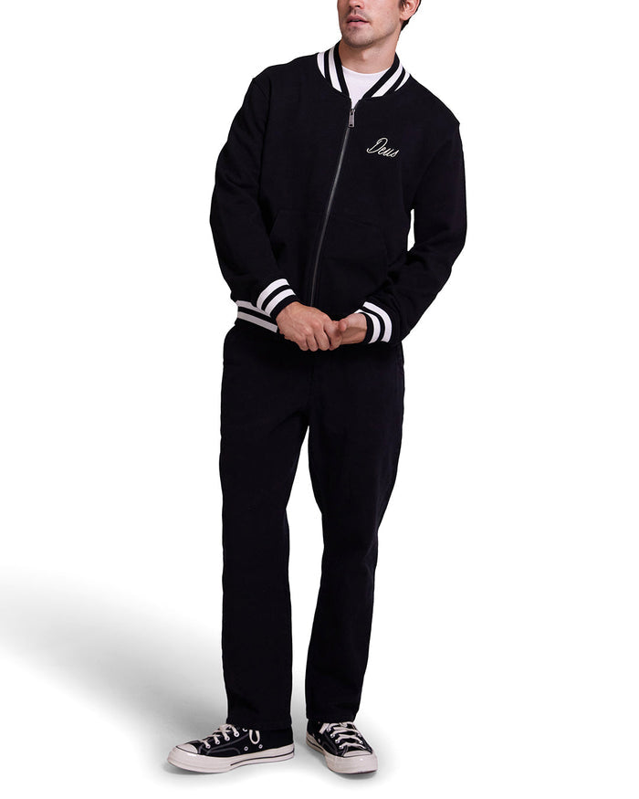 Patron Fleece Bomber - Black, view 3|Model