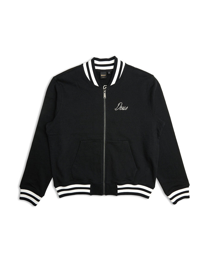 Patron Fleece Bomber - Black, view 5|Flatlay