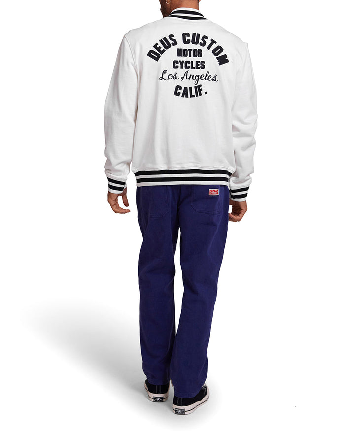 Patron Fleece Bomber - Vintage White, view 2|Model