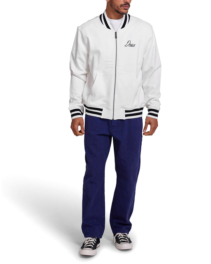 Patron Fleece Bomber - Vintage White, view 3|Model