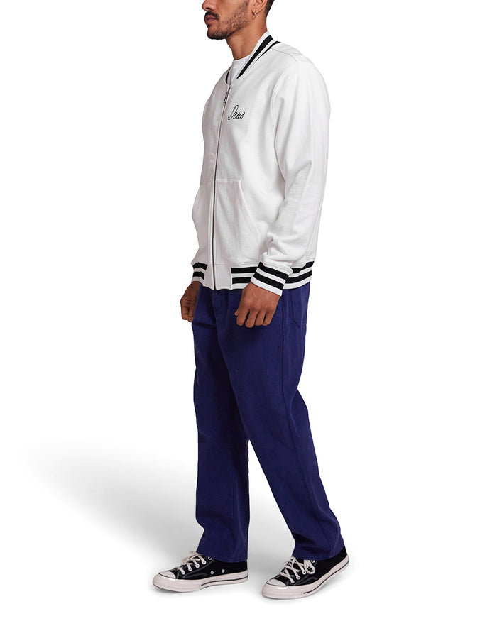 Patron Fleece Bomber - Vintage White, view 4|Model