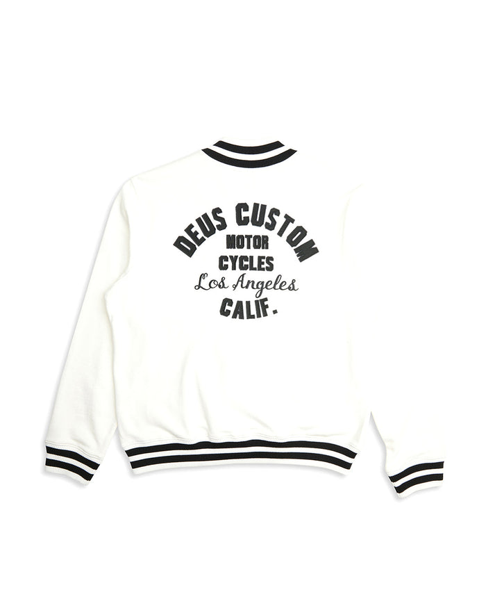 Patron Fleece Bomber - Vintage White, view 6|Flatlay