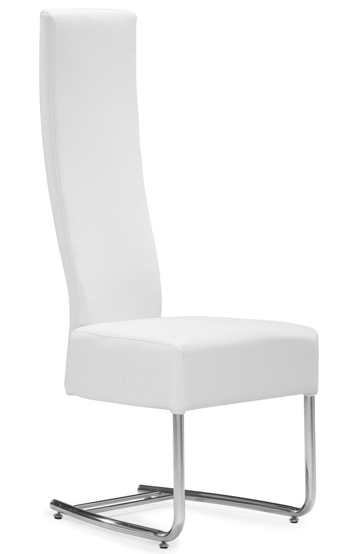Pen Dining Chair White by Zuo Modern | 102281