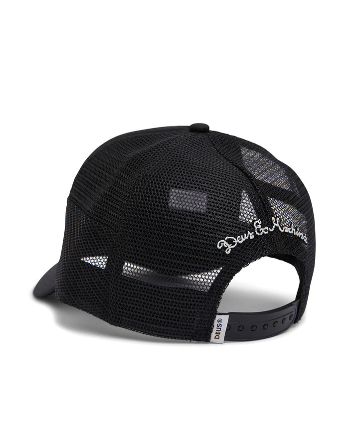 Pill Trucker - Black, view 2|Flatlay