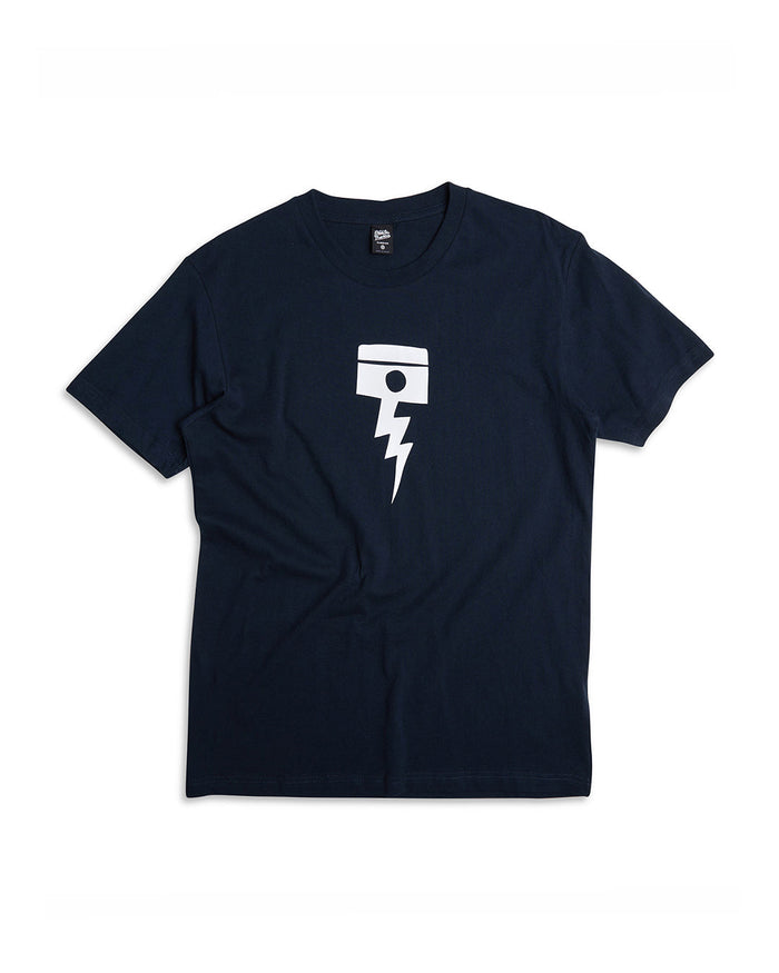 Pisstin Tee - Navy, view 5|Flatlay
