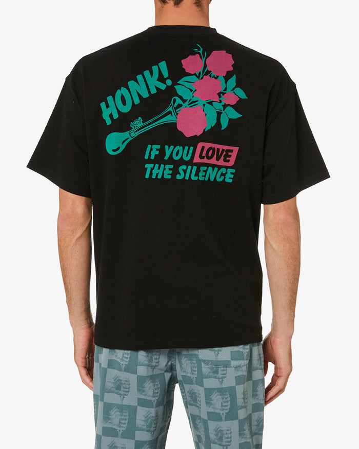 Posy Tee (Oversized Fit) - Phantom Black, view 3
