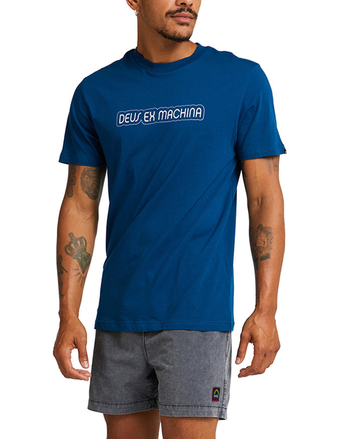 Pots Tee - Blue Opal, view 1|Model