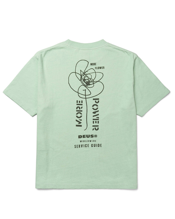Power Tee - Granite Green, view 6|Flatlay
