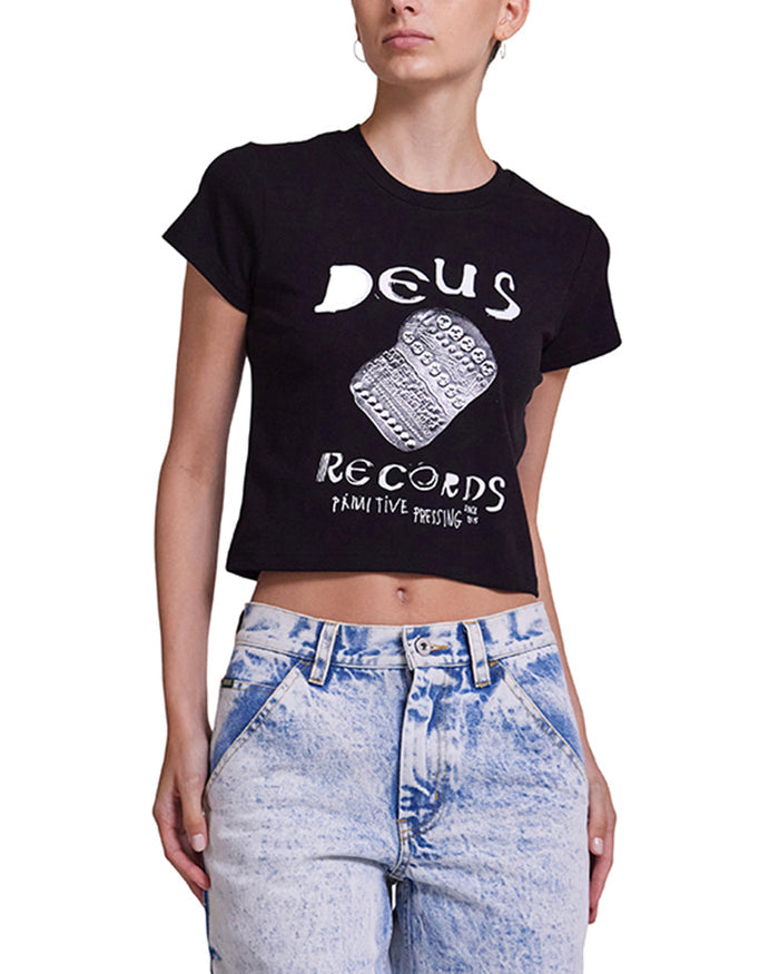 Primal Baby Tee - Caviar, view 1|Model