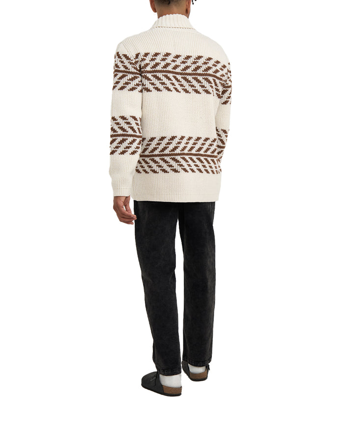 Prime Cardigan - Natural, view 3|Model