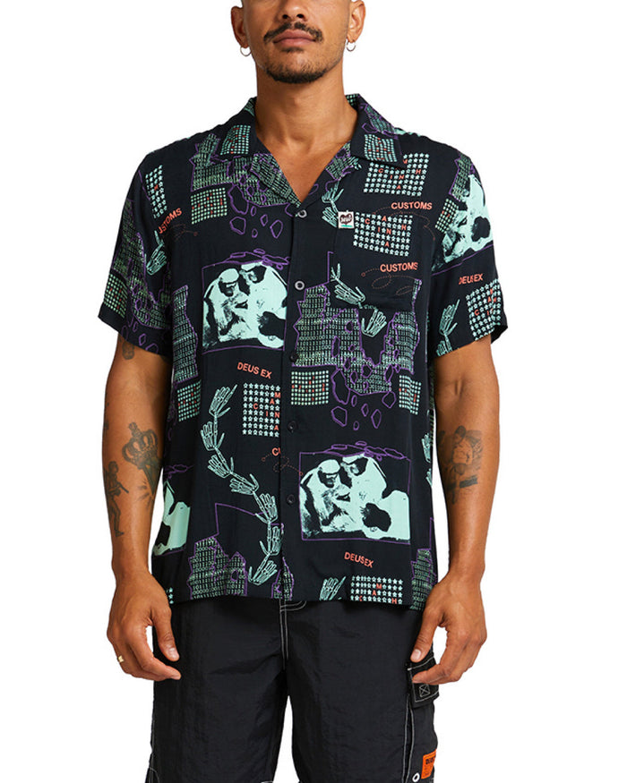 Primitive Shirt - Black, view 1|Model