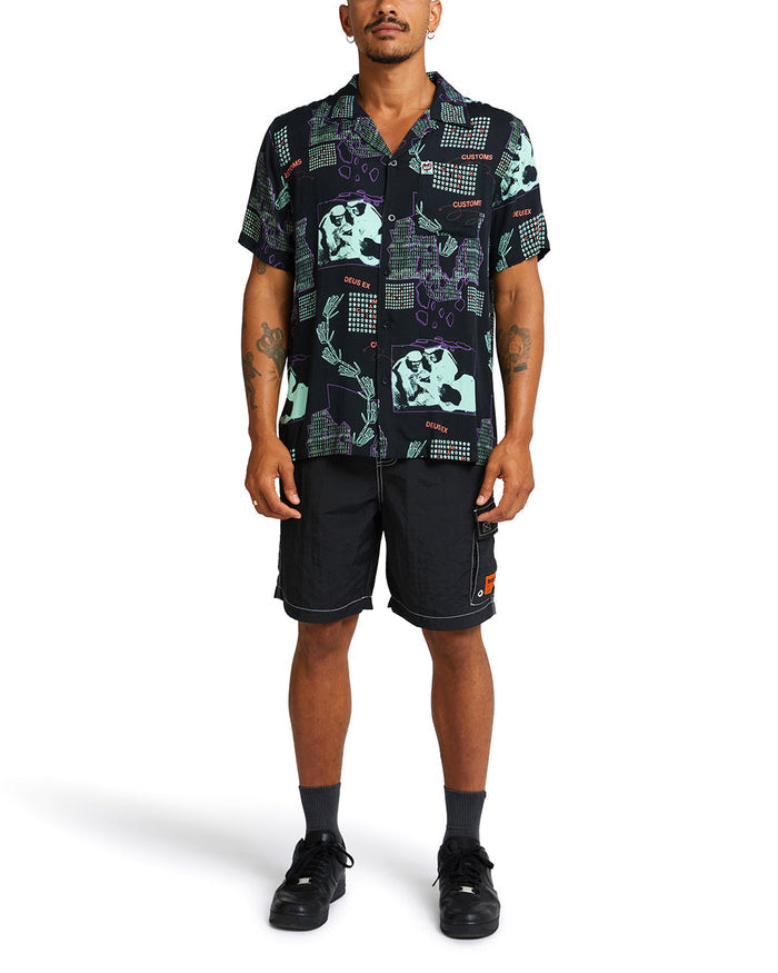 Primitive Shirt - Black, view 3|Model