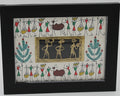 Procession of Life: Dhokra–Warli Mixed  Wall Art