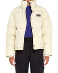 Puffer Jacket - Bone White, view 1|Model