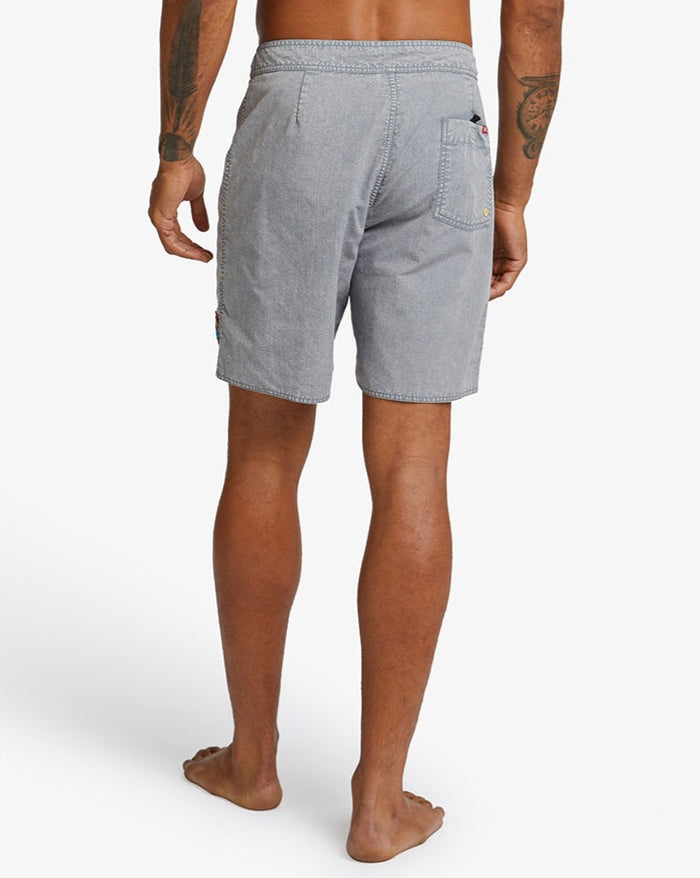 Pulse Acid Boardshort - Light Grey, view 2|Model
