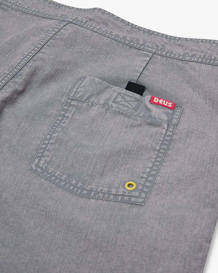 Pulse Acid Boardshort - Light Grey, view 8|Flatlay