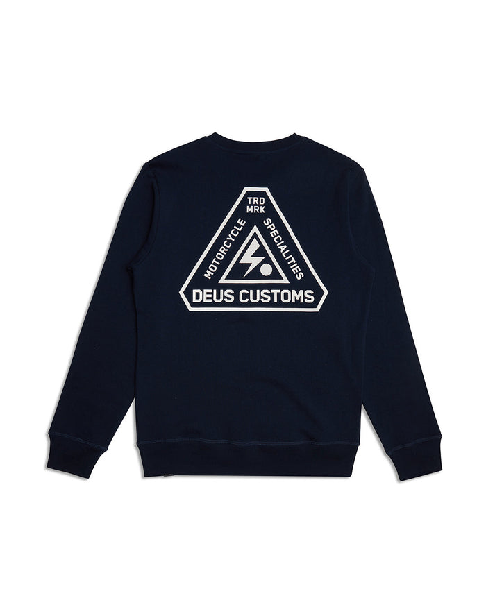 Rasco Crew - Navy, view 6|Flatlay