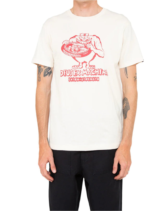 Rat Finx Tee - Dirty White, view 1|Model