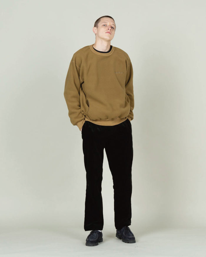 Ravine Fleece Crew - Coyote, view 2