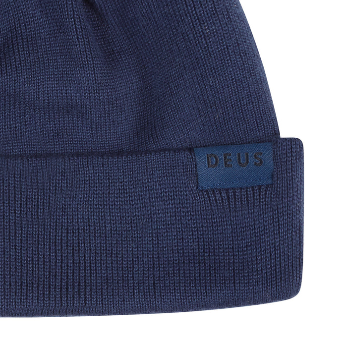 Records Beanie - Navy, view 2|Flatlay
