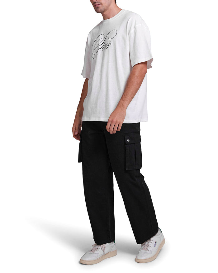 Records Cargo Pant - Black, view 2|Model
