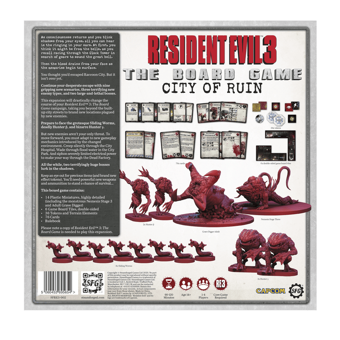 Resident Evil 3: City of Ruin Expansion - Steamforged Games