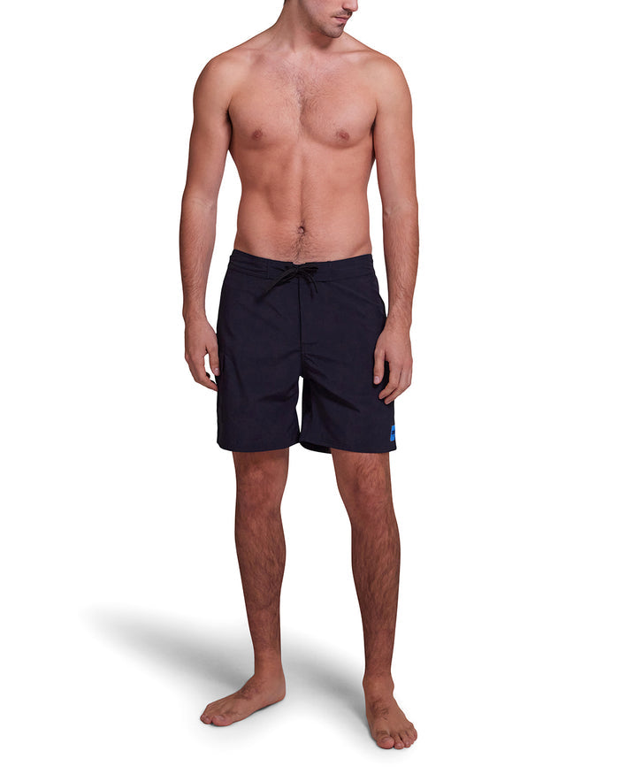 Ricos Boardshort - Black, view 3|Model