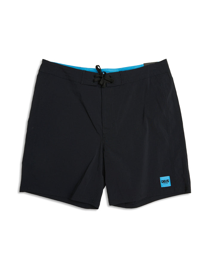 Ricos Boardshort - Black, view 4|Flatlay