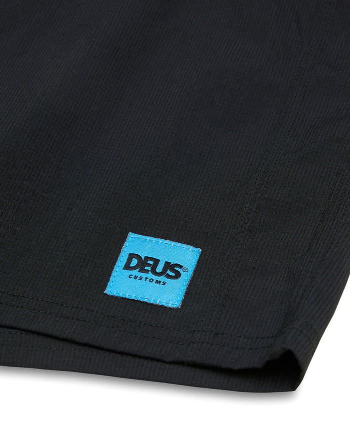 Ricos Boardshort - Black, view 6|Flatlay