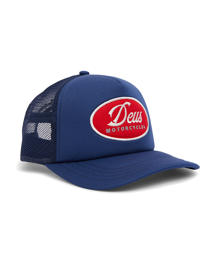 Ride Out Trucker - Navy, view 1|Flatlay