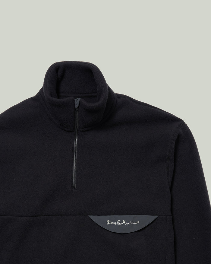 Ridgeline Fleece Pull Over - Black, view 3