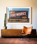 Road Trip Attractions #5 - Factory Direct Fireworks by Head West Studio