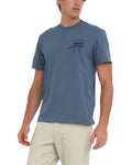 Ropeburn Tee - Bluestone, view 1|Model