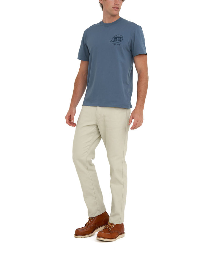 Ropeburn Tee - Bluestone, view 4|Model