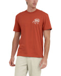 Ropeburn Tee - Red Clay, view 1|Model