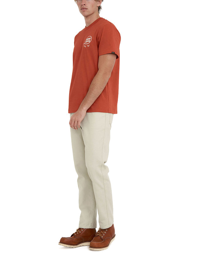Ropeburn Tee - Red Clay, view 3|Model