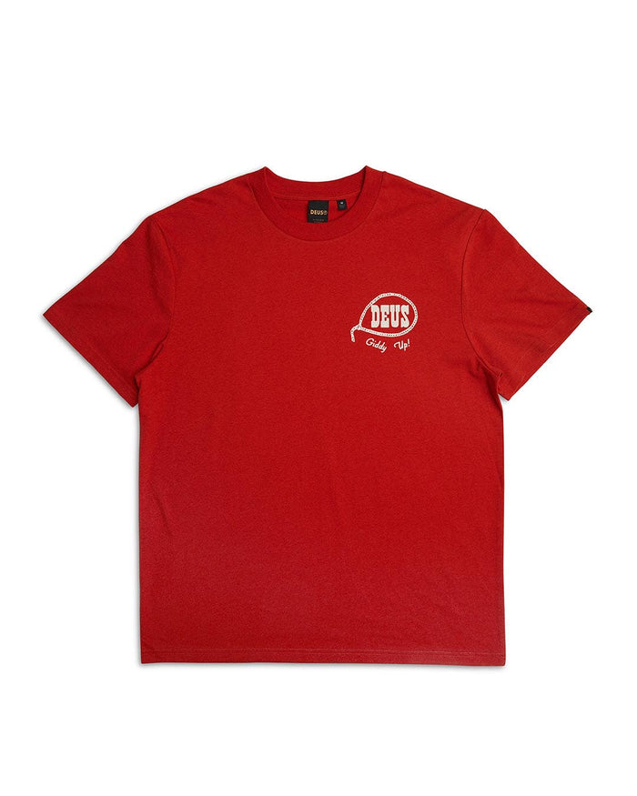 Ropeburn Tee - Red Clay, view 5|Flatlay