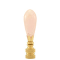 ROSE QUARTZ TEAR DROP FINIAL