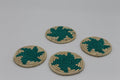 Sabai Grass Coasters – Handwoven Round Coaster Set of 4 | Eco-Friendly, Natural, Traditional Tableware