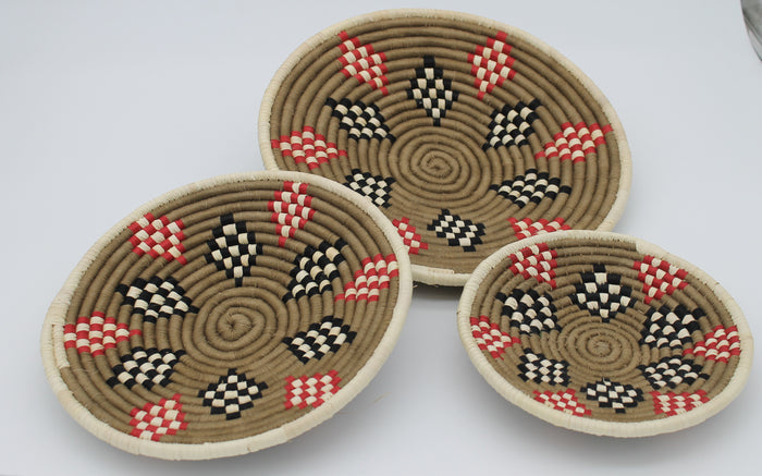 Sabai Grass Wall Art - Set of 3