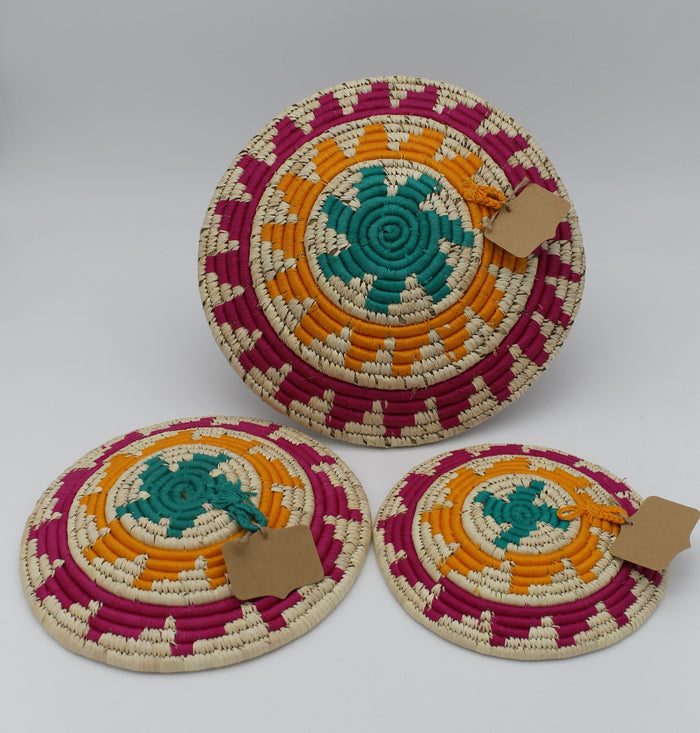 Sabai Grass Wall Art - Set of 3