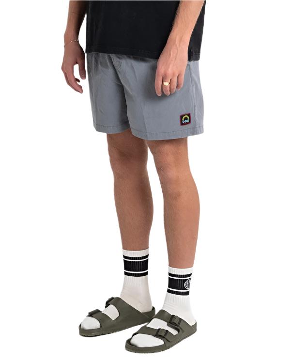 Sandbar Acid Short (Mesh) - Light Grey, view 3|Model