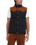 Scout Puffa Vest - Black, view 1|Model