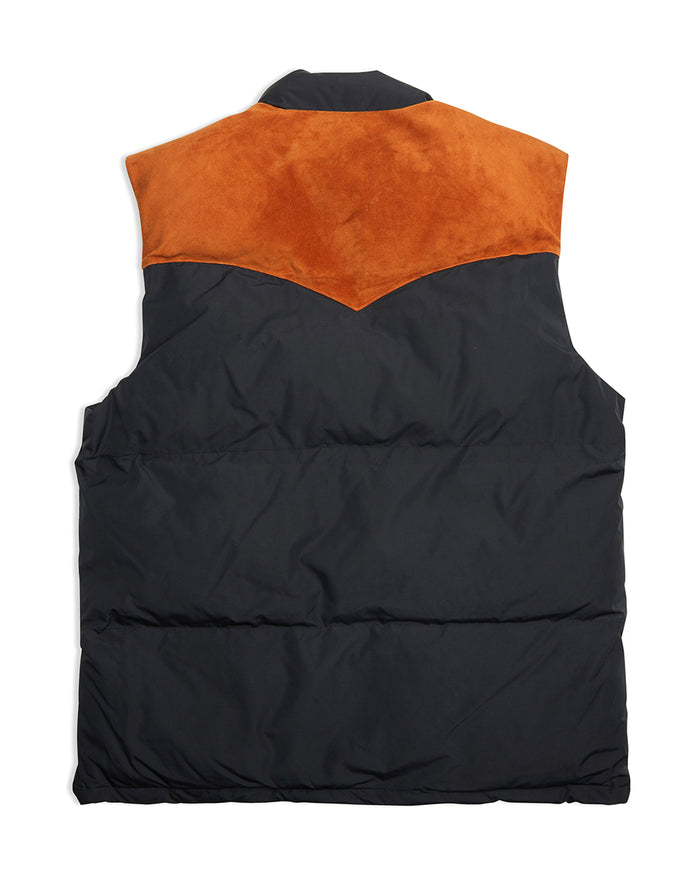 Scout Puffa Vest - Black, view 6|Flatlay